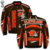 Cleveland Browns Helmet All Over Printed Bomber Jacket