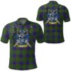 Clothing - Adam Tartan Polo Shirt Celtic Scottish Warrior - Golf Shirt A7