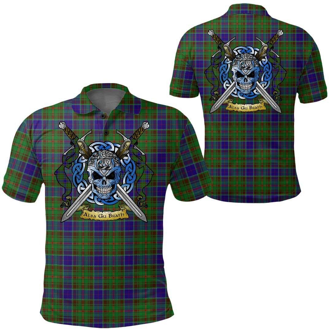 Clothing - Adam Tartan Polo Shirt Celtic Scottish Warrior - Golf Shirt A7 Clothing - Adam Tartan Polo Shirt Celtic Scottish Warrior - Golf Shirt A7