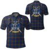 Clothing - Agnew Modern Tartan Polo Shirt Celtic Scottish Warrior - Golf Shirt A7