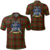 Clothing - Ainslie Tartan Polo Shirt Celtic Scottish Warrior - Golf Shirt A7
