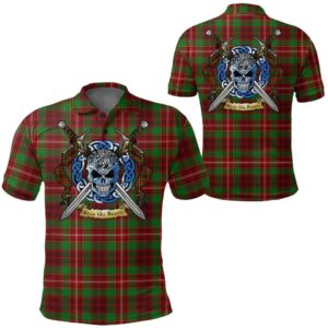 Clothing - Ainslie Tartan Polo Shirt Celtic Scottish Warrior - Golf Shirt A7