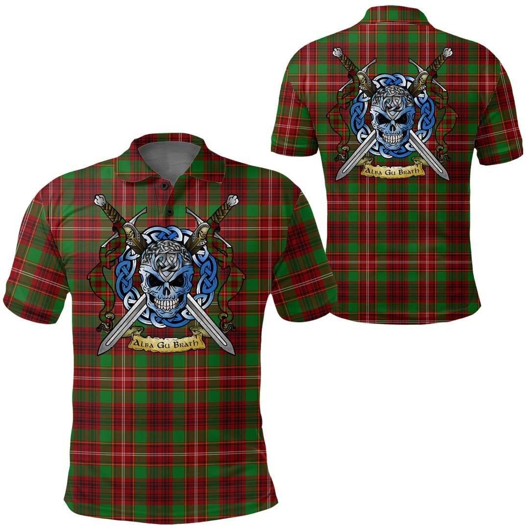 Clothing - Ainslie Tartan Polo Shirt Celtic Scottish Warrior - Golf Shirt A7 Clothing - Ainslie Tartan Polo Shirt Celtic Scottish Warrior - Golf Shirt A7