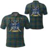 Clothing - Allison Tartan Polo Shirt Celtic Scottish Warrior - Golf Shirt A7