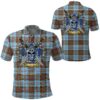 Clothing - Anderson Ancient Tartan Polo Shirt Celtic Scottish Warrior - Golf Shirt A7