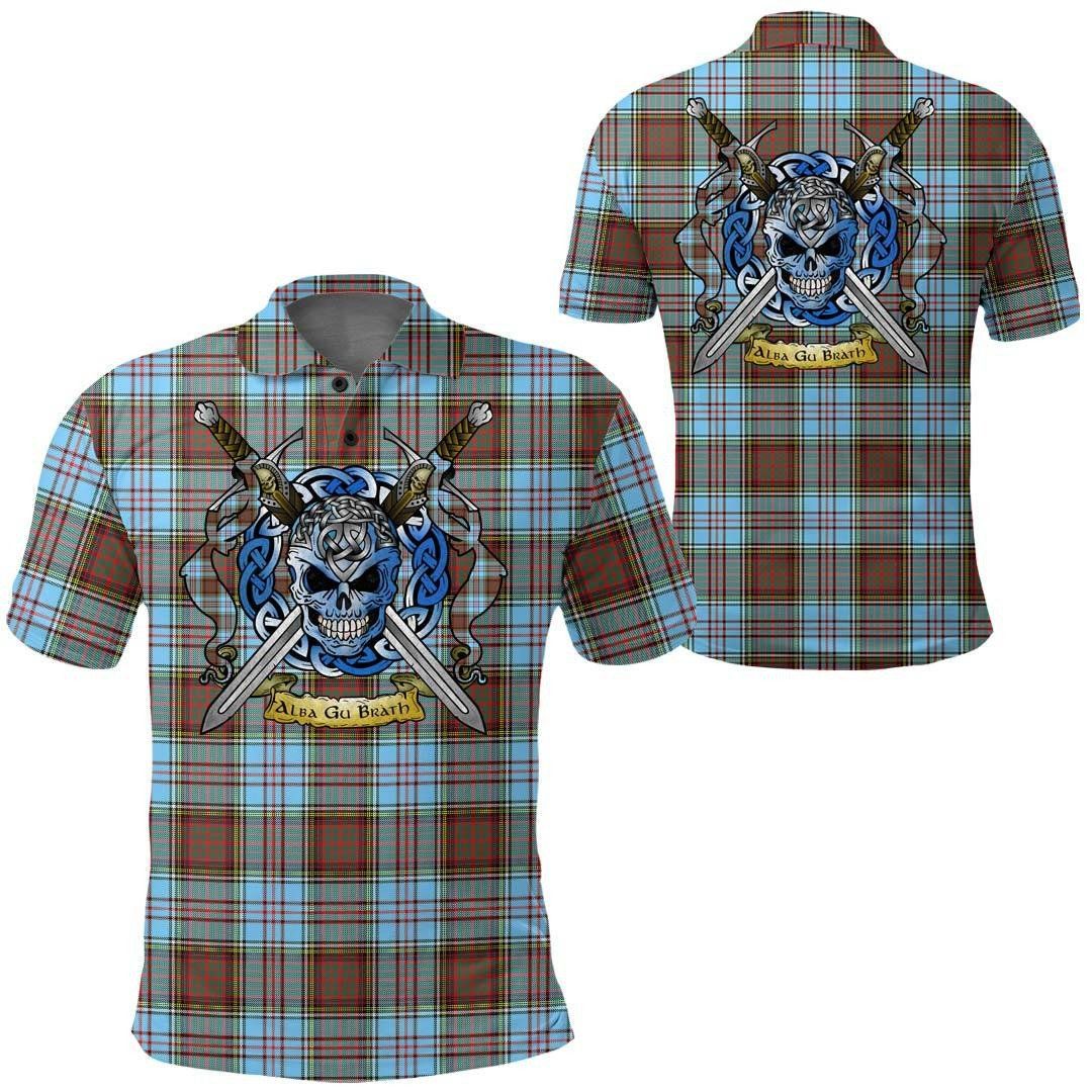 Clothing - Anderson Ancient Tartan Polo Shirt Celtic Scottish Warrior - Golf Shirt A7 Clothing - Anderson Ancient Tartan Polo Shirt Celtic Scottish Warrior - Golf Shirt A7