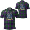 Clothing - Armstrong Modern Tartan Polo Shirt Celtic Scottish Warrior - Golf Shirt A7