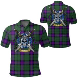 Clothing - Armstrong Modern Tartan Polo Shirt Celtic Scottish Warrior - Golf Shirt A7