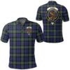 Clothing - Baird Modern Clan Tartan Crest Polo Shirt A7