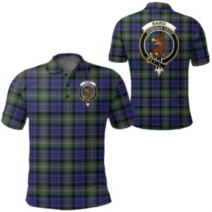 Clothing - Baird Modern Clan Tartan Crest Polo Shirt A7