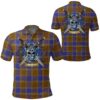 Clothing - Balfour Modern Tartan Polo Shirt Celtic Scottish Warrior - Golf Shirt A7