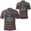 Clothing - Borthwick Ancient Tartan Polo Shirt Celtic Scottish Warrior - Golf Shirt A7