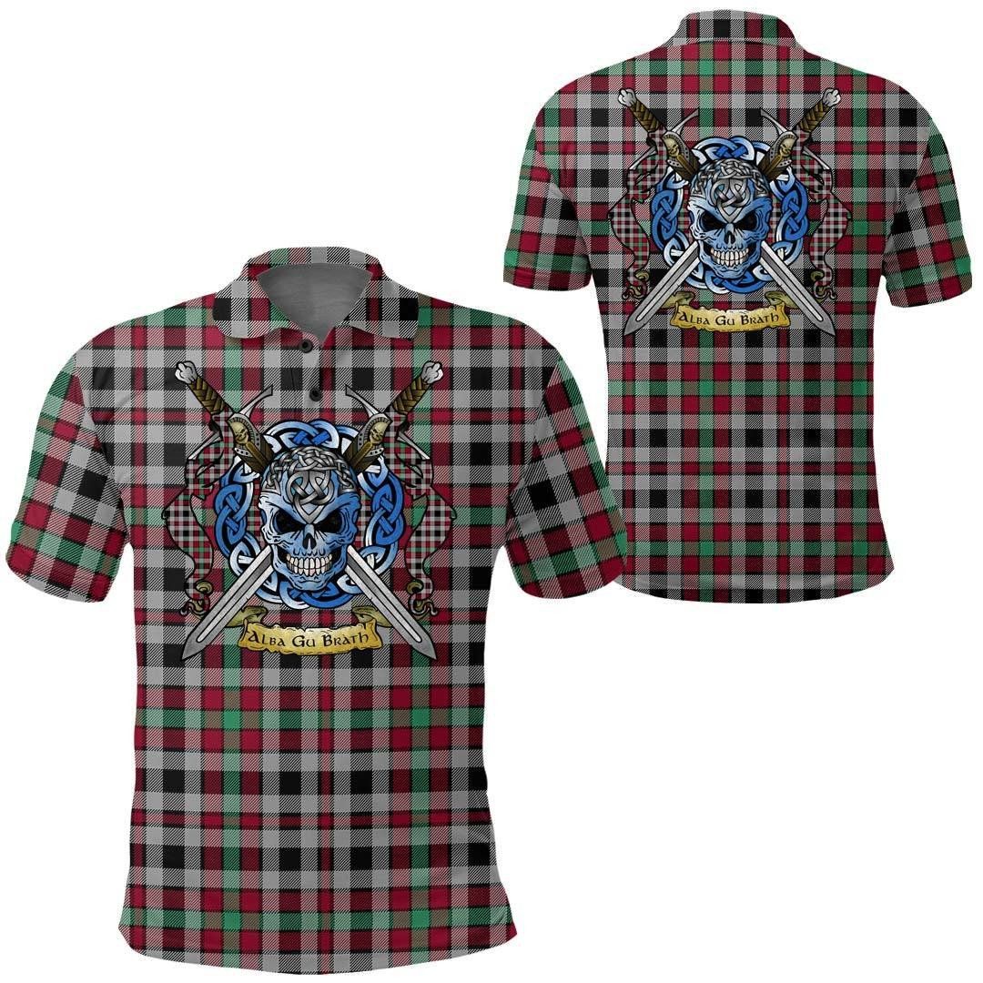 Clothing - Borthwick Ancient Tartan Polo Shirt Celtic Scottish Warrior - Golf Shirt A7 Clothing - Borthwick Ancient Tartan Polo Shirt Celtic Scottish Warrior - Golf Shirt A7