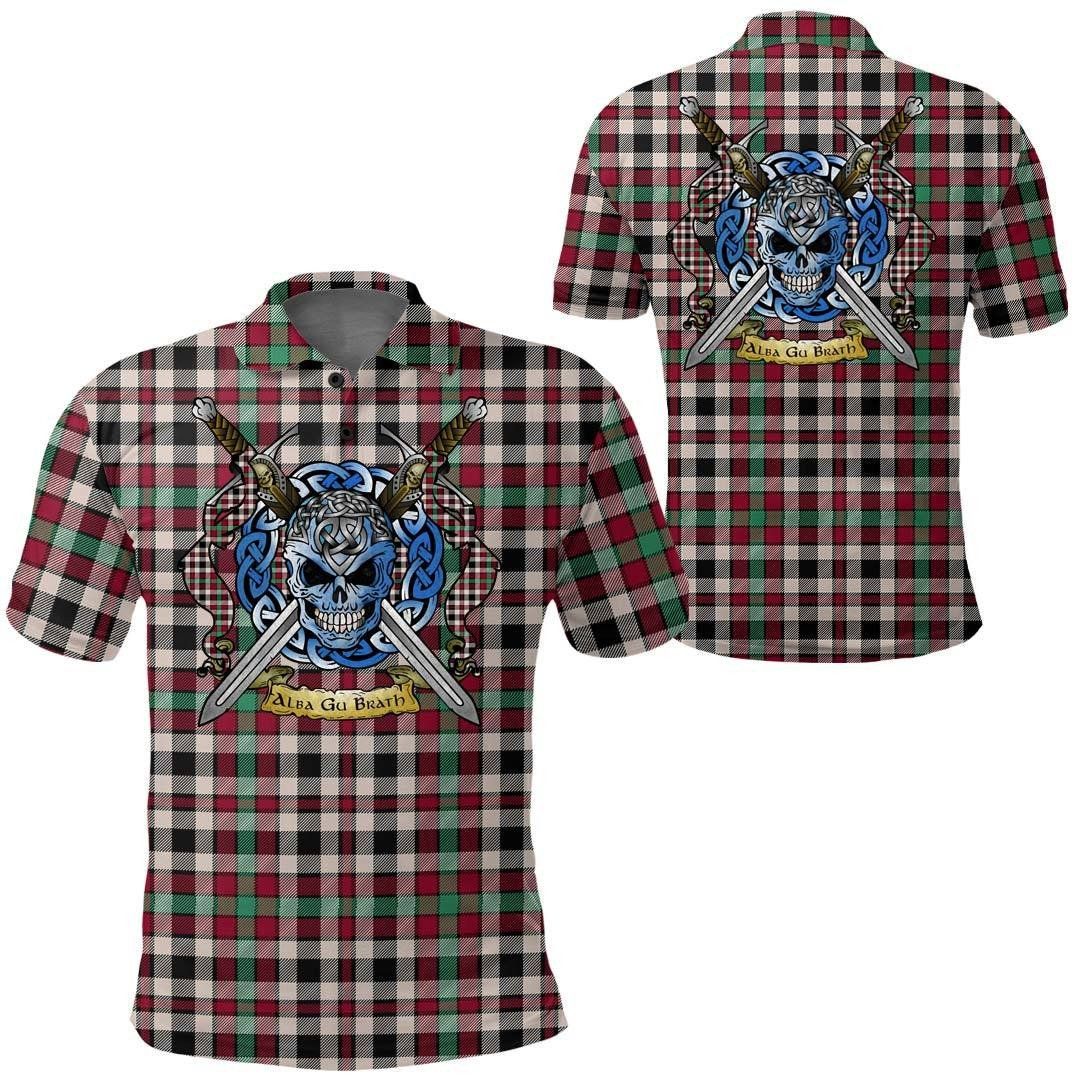Clothing - Borthwick Dress Ancient Tartan Polo Shirt Celtic Scottish Warrior - Golf Shirt A7 Clothing - Borthwick Dress Ancient Tartan Polo Shirt Celtic Scottish Warrior - Golf Shirt A7