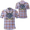 Clothing - Boswell Modern Tartan Polo Shirt Celtic Scottish Warrior - Golf Shirt A7
