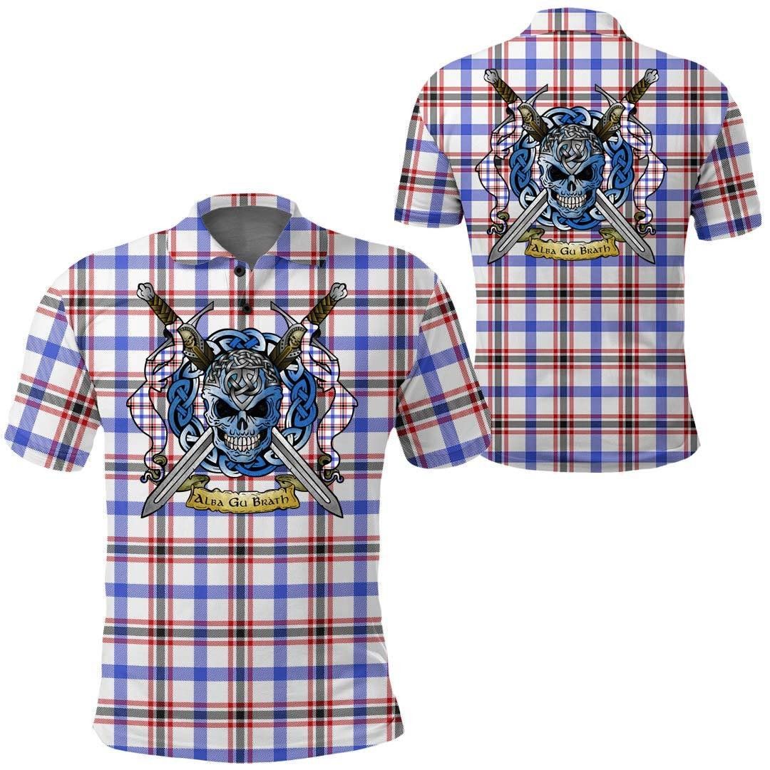Clothing - Boswell Modern Tartan Polo Shirt Celtic Scottish Warrior - Golf Shirt A7 Clothing - Boswell Modern Tartan Polo Shirt Celtic Scottish Warrior - Golf Shirt A7