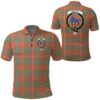 Clothing - Bruce Ancient Clan Tartan Crest Polo Shirt A7