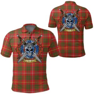 Clothing - Bruce Modern Tartan Polo Shirt Celtic Scottish Warrior - Golf Shirt A7