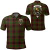 Clothing - Buchan Modern Clan Tartan Crest Polo Shirt A7