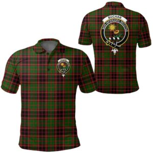 Clothing - Buchan Modern Clan Tartan Crest Polo Shirt A7