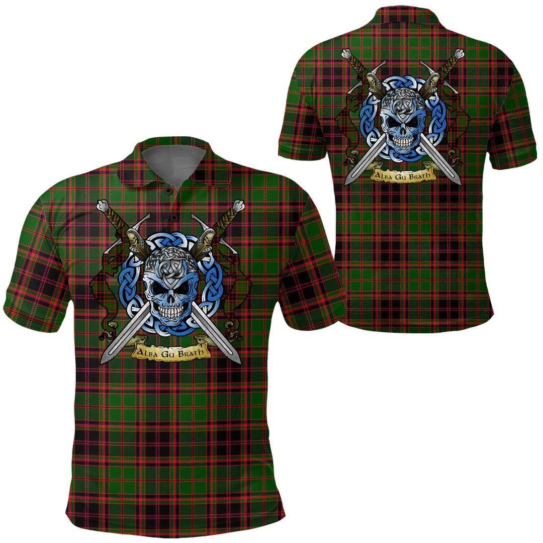 Clothing - Buchan Modern Tartan Polo Shirt Celtic Scottish Warrior - Golf Shirt A7 Clothing - Buchan Modern Tartan Polo Shirt Celtic Scottish Warrior - Golf Shirt A7