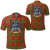 Clothing - Burnett Ancient Tartan Polo Shirt Celtic Scottish Warrior - Golf Shirt A7
