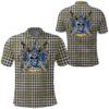 Clothing - Burns Check Tartan Polo Shirt Celtic Scottish Warrior - Golf Shirt A7