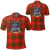 Clothing - Cameron Modern Tartan Polo Shirt Celtic Scottish Warrior - Golf Shirt A7