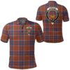 Clothing - Cameron Of Lochiel Ancient Clan Tartan Crest Polo Shirt A7