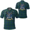Clothing - Campbell Ancient 02 Tartan Polo Shirt Celtic Scottish Warrior - Golf Shirt A7