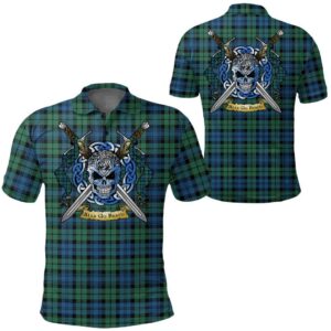 Clothing - Campbell Ancient 02 Tartan Polo Shirt Celtic Scottish Warrior - Golf Shirt A7