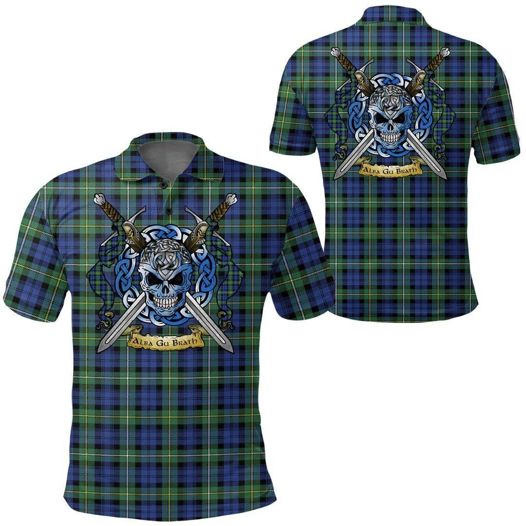 Clothing - Campbell Argyll Ancient Tartan Polo Shirt Celtic Scottish Warrior - Golf Shirt A7 Clothing - Campbell Argyll Ancient Tartan Polo Shirt Celtic Scottish Warrior - Golf Shirt A7