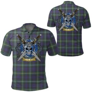 Clothing - Campbell Argyll Modern Tartan Polo Shirt Celtic Scottish Warrior - Golf Shirt A7