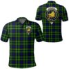 Clothing - Campbell Of Breadalbane Modern Clan Tartan Crest Polo Shirt A7