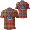 Clothing - Chattan Tartan Polo Shirt Celtic Scottish Warrior - Golf Shirt A7