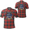 Clothing - Chisholm Ancient Tartan Polo Shirt Celtic Scottish Warrior - Golf Shirt A7