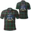 Clothing - Chisholm Hunting Ancient Tartan Polo Shirt Celtic Scottish Warrior - Golf Shirt A7