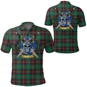 Clothing - Chisholm Hunting Ancient Tartan Polo Shirt Celtic Scottish Warrior - Golf Shirt A7