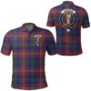 Clothing - Chisholm Hunting Modern Clan Tartan Crest Polo Shirt A7