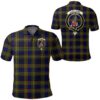 Clothing - Clelland Modern Clan Tartan Crest Polo Shirt A7