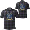 Clothing - Clergy Green Tartan Polo Shirt Celtic Scottish Warrior - Golf Shirt A7