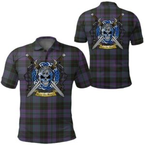 Clothing - Clergy Green Tartan Polo Shirt Celtic Scottish Warrior - Golf Shirt A7