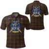 Clothing - Cochrane Modern Tartan Polo Shirt Celtic Scottish Warrior - Golf Shirt A7