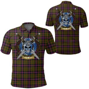 Clothing - Cochrane Modern Tartan Polo Shirt Celtic Scottish Warrior - Golf Shirt A7