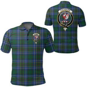 Clothing - Cockburn Ancient Clan Tartan Crest Polo Shirt A7