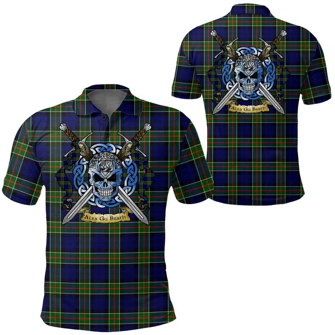 Clothing - Colquhoun Modern Tartan Polo Shirt Celtic Scottish Warrior - Golf Shirt A7 Clothing - Colquhoun Modern Tartan Polo Shirt Celtic Scottish Warrior - Golf Shirt A7