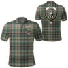 Clothing - Craig Ancient Clan Tartan Crest Polo Shirt A7
