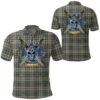Clothing - Craig Ancient Tartan Polo Shirt Celtic Scottish Warrior - Golf Shirt A7