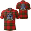 Clothing - Crief District Tartan Polo Shirt Celtic Scottish Warrior - Golf Shirt A7