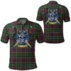 Clothing - Crosbie Tartan Polo Shirt Celtic Scottish Warrior - Golf Shirt A7